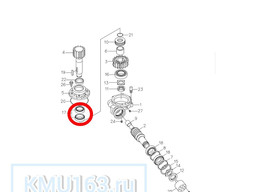 41751100 Подшипник роликовый вала шестерни редуктора поворота колонны KANGLIM KS1256G2 (А1034986)